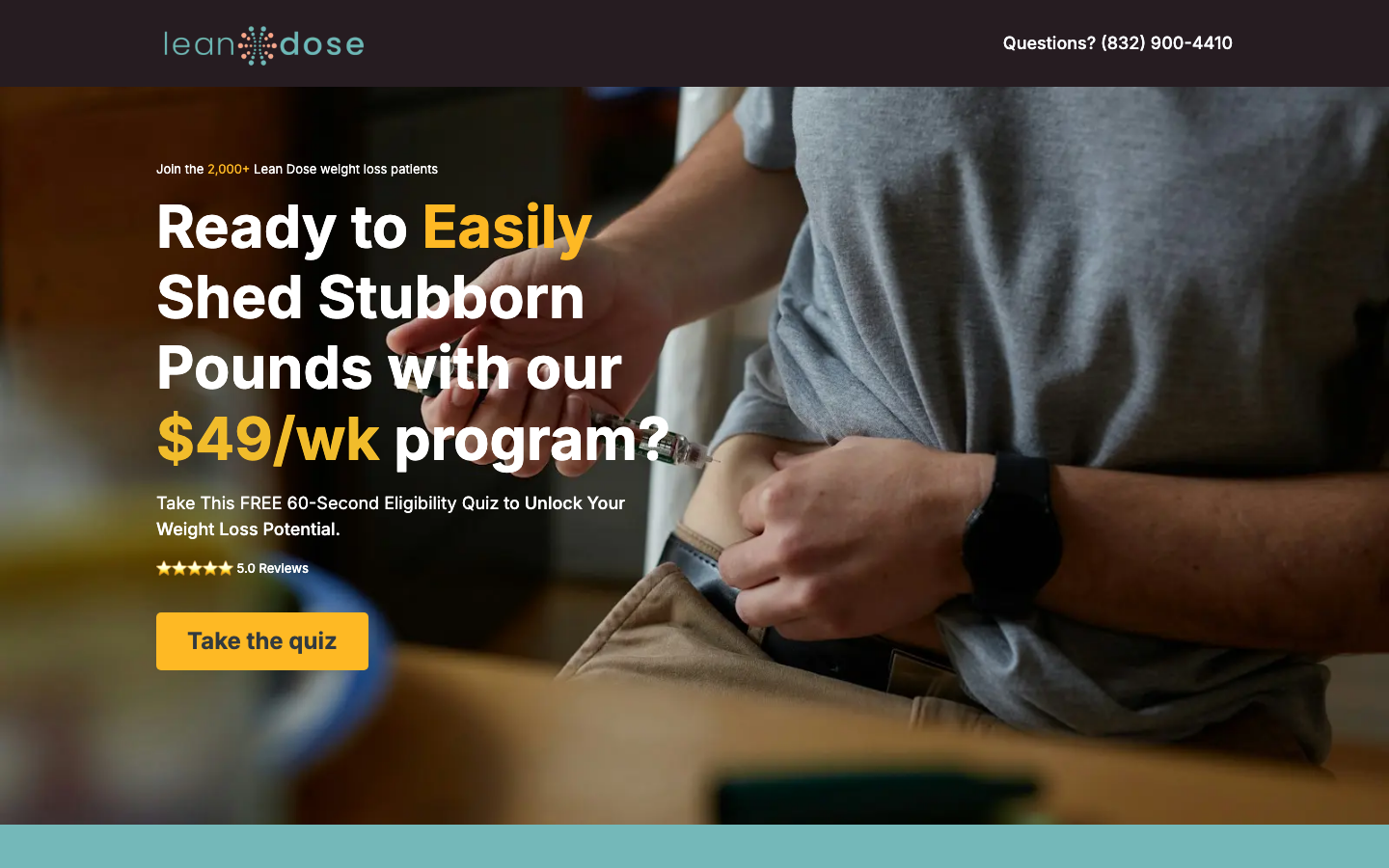 joinleandosequiz.scoreapp.com — Texas clinics quiz preview